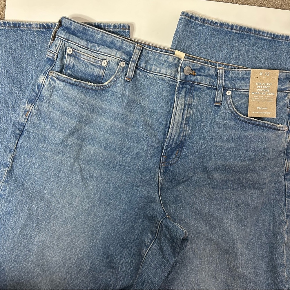 Madewell The Curvy Perfect Vintage Wide-Leg Jean (size  32) - Picture 7 of 12
